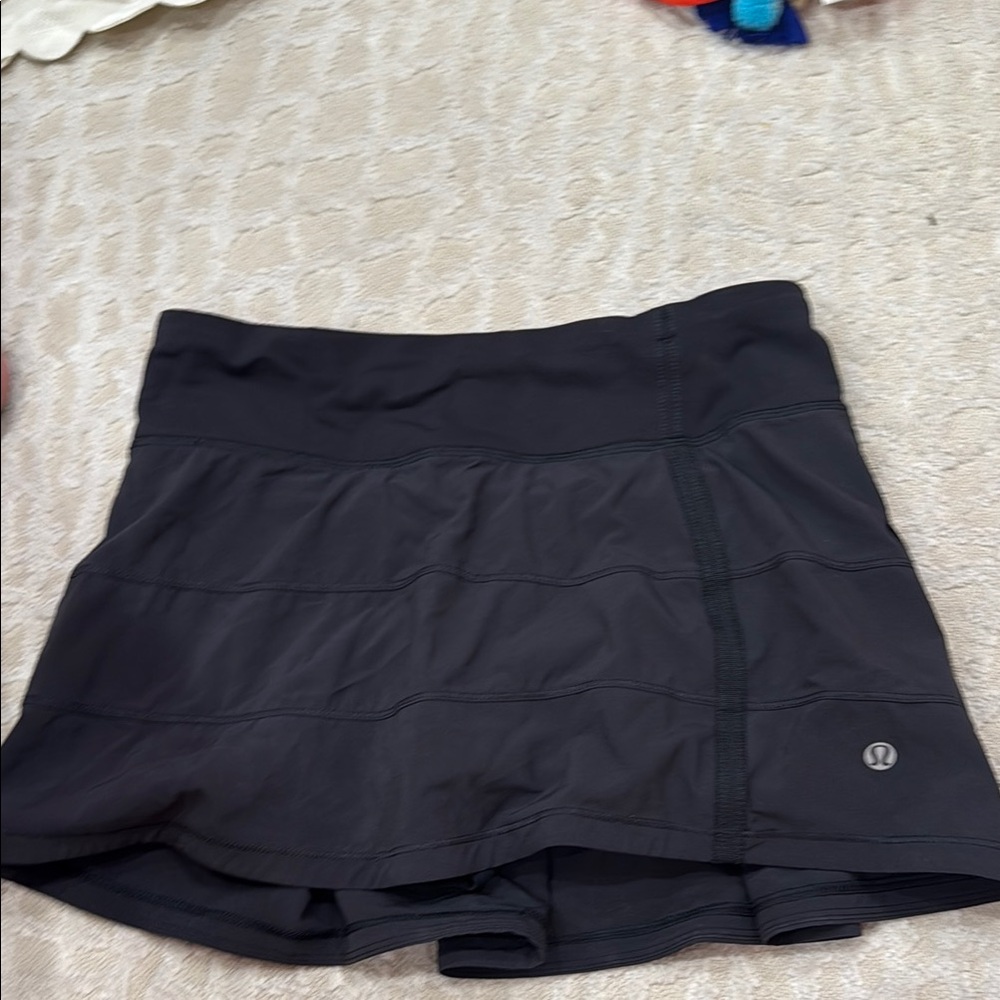 Lululemon Athletica Black Mini Skirt